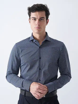 BOSS | Hemd Slim Fit HANK | dunkelblau